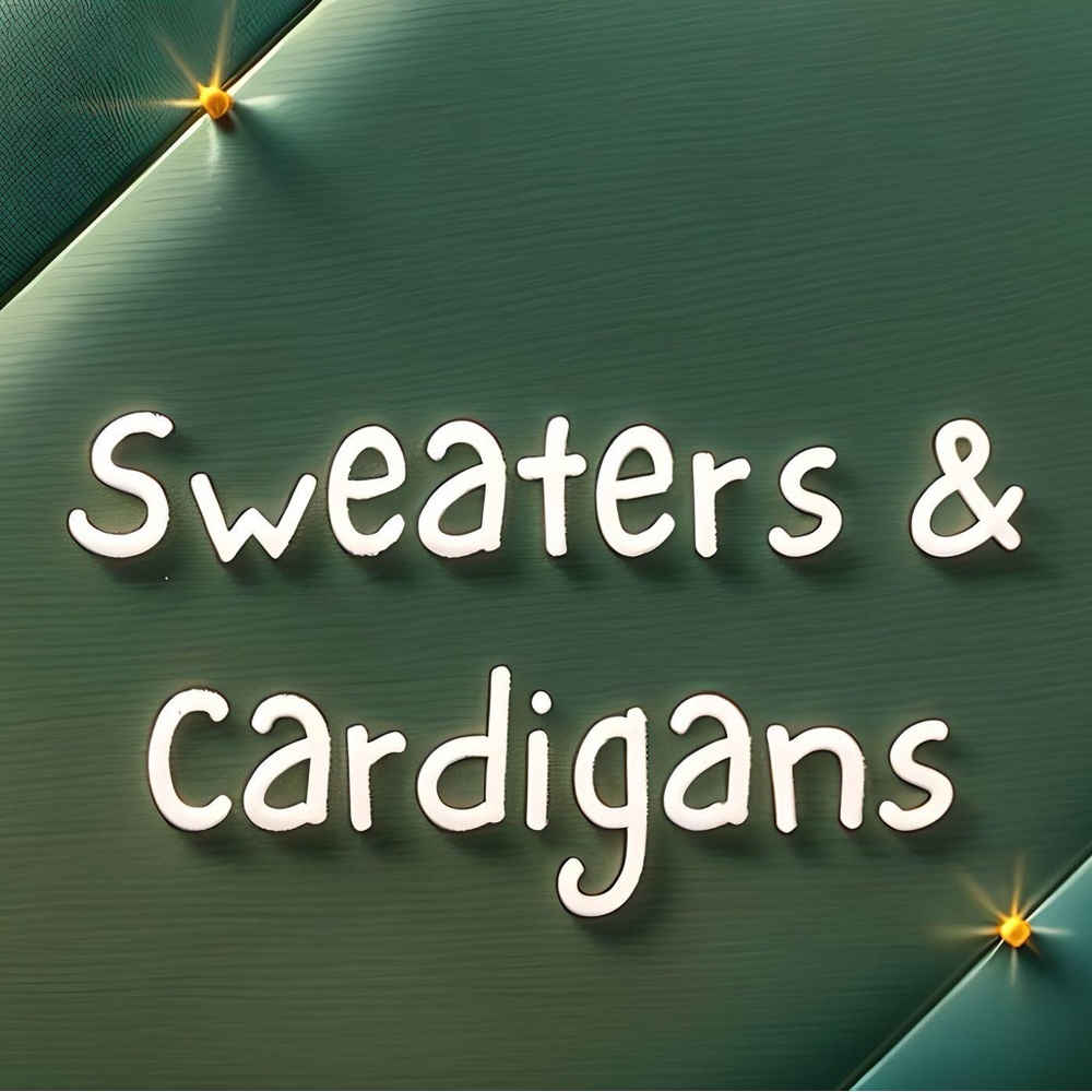 Sweaters and cardigans